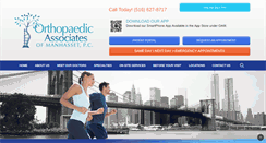 Desktop Screenshot of orthopaedicassociatesmanhasset.com